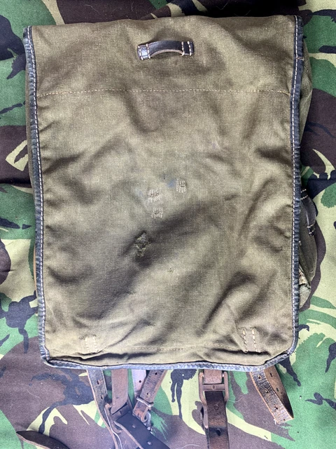WW2 German Dry Grain Bag Replica – Vintage Canvas Sling Backpack For Cosplay, Outdoor, Motorcycle