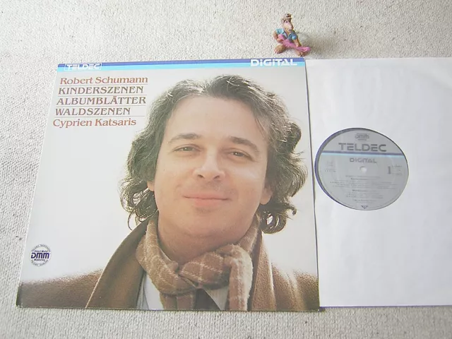 SCHUMANN Kinderszenen Albumblätter CYPRIEN KATSARIS 1986 GER LP TELDEC DIGITAL