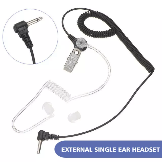 Security Schallschlauch Headset Kopfhörer Für MOTOROLA Lautsprechermikrofone 3.5