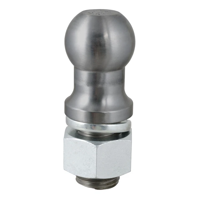 Curt 3" Trailer Ball 2" x 3-1/4" Shank 30000 lbs. Raw Steel x 40089