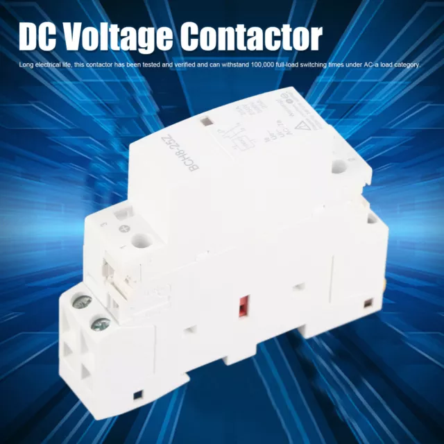 DC Voltage Contactor Mute For Smart Home Hotel Control 25A BCH8‑25 2NO DC12V