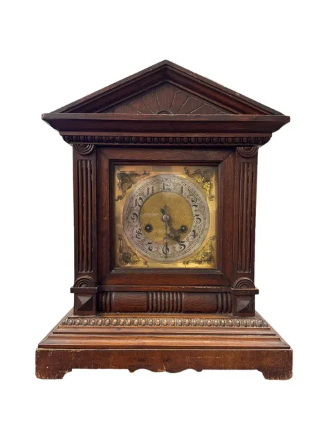 Antique German DRGM Large Striking Hammer Bracket Clock