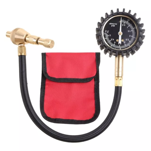 Car Tyre Pressure Gauge Manometer Barometer Rapid Deflator Dial Diagnostic Tool
