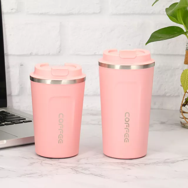 new Insulated Coffee Mug Cup Travel Thermal Stainless Steel Temperature Display 5