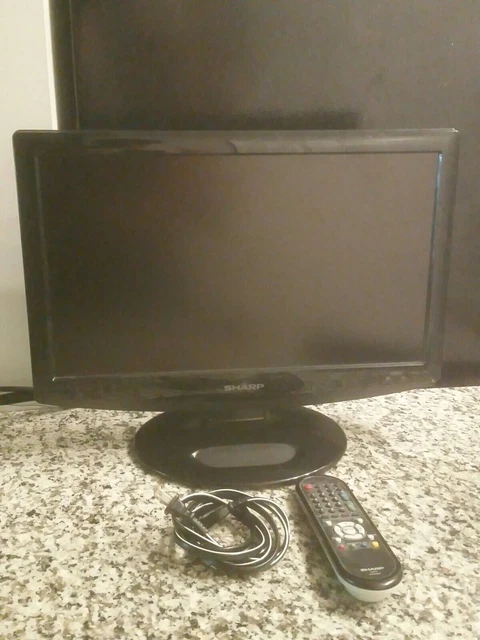 Sharp LC-19SK25U 19" Portable HDTV 1080i 720p HDMI/Component/AV/VGA Monitor TV
