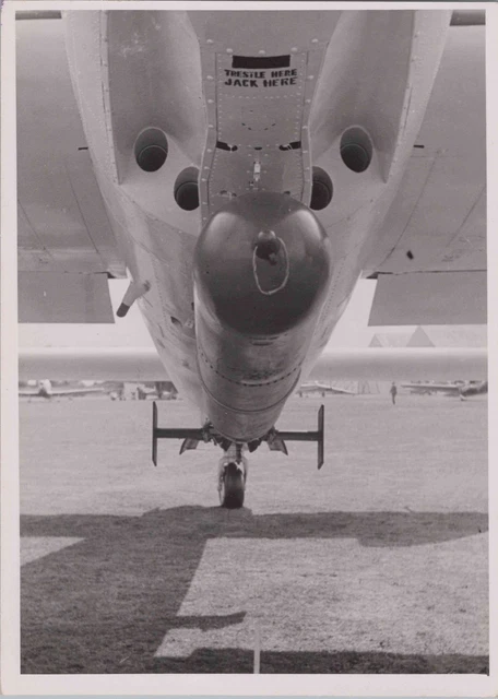 Bristol Brigand Undercarriage Original Vintage Press Photo Raf Royal Air Force 3