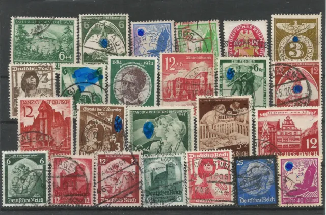 Briefmarken    Deutsches Reich  gestempelt     ( 602 )
