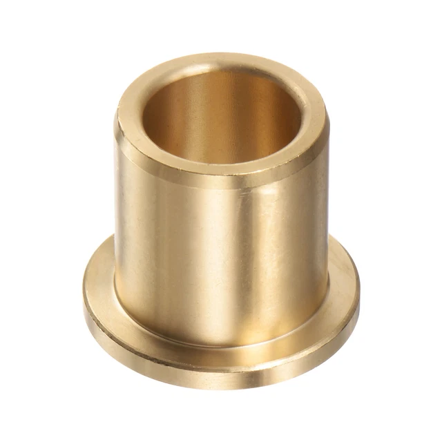 Flange Bearing Sleeve 16mm x 22mm x 25mm Bronze Self-Lubricating Bushings
