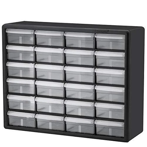 10124, 24 Drawer Plastic Parts Storage Hardware and Craft Cabinet, 20-Inch W