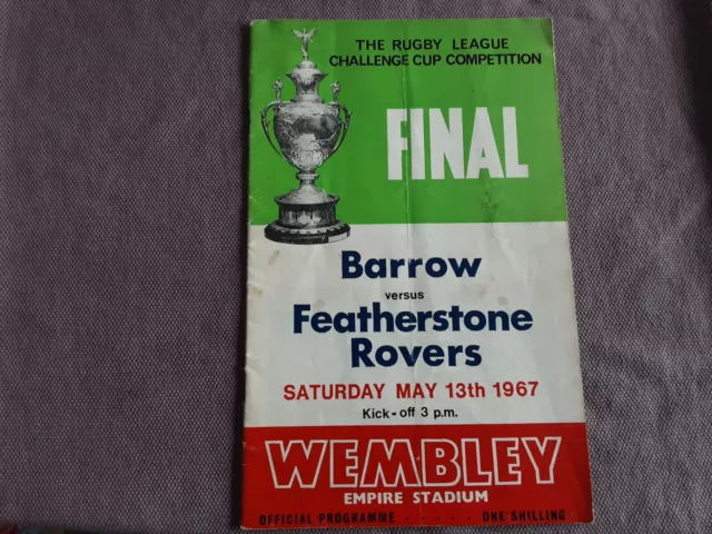 Barrow v Featherstone Rovers 1967 Challenge Cup Final (F3)