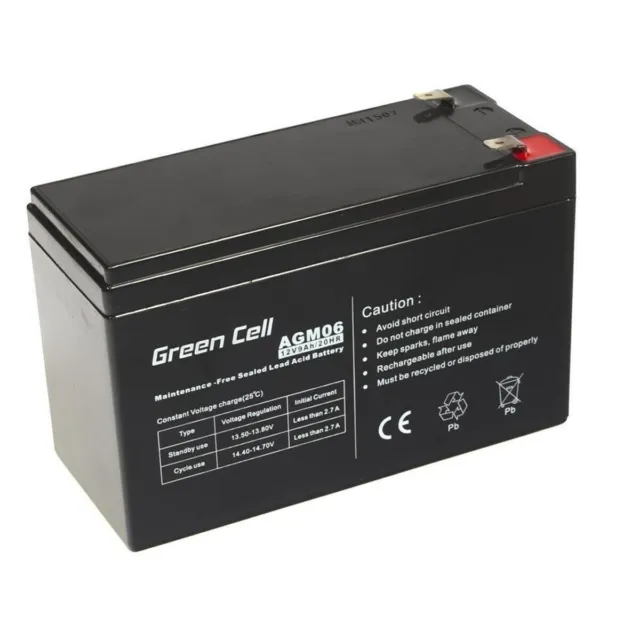 Batterie pour Système d'Alimentation Sans Interruption Green Cell AGM06 9 Ah