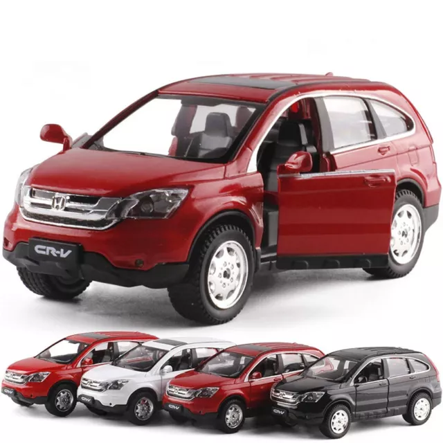 1:32 Scale Diecast Model Car Toys Honda CRV SUV Pull Back Miniature Replica