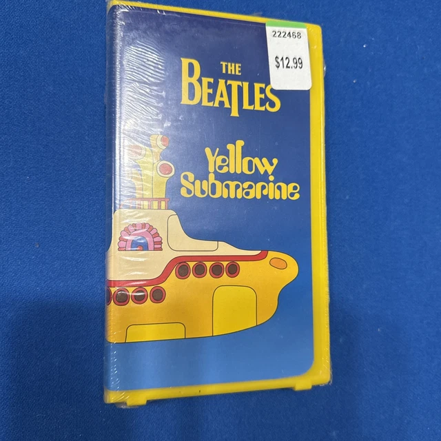 Yellow Vhs Shell THE BEATLES: YELLOW Submarine VHS Tape Yellow Compact Clamshell 1999 EX ...