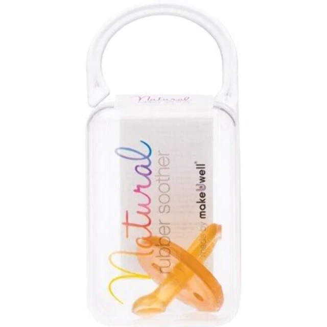 NATURAL RUBBER SOOTHERS Soother Small Orthodontic 0 6 Mths 1