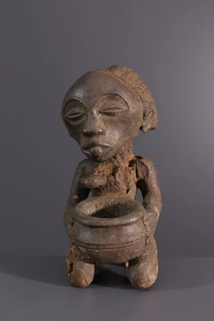 Luba Statue African Tribal Art Africain Arte Africana Afrikanische Kunst **