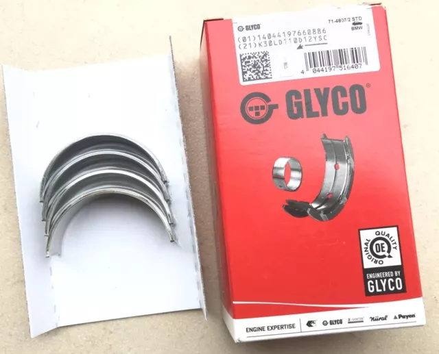 GLYCO Cojinetes de Biela Kit para BMW N43 N54 N55 Motor Std 71-4807/2
