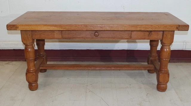 tavolino da salotto stile Rocaille epoca '900 in rovere massello francese