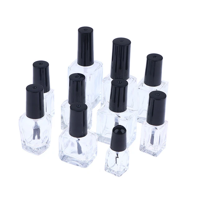 1 pz -- bottiglia smalto vuoto ricaricabile contenitore bottiglia smalto con pin Y4
