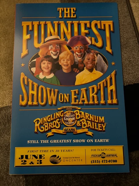AFFICHE RINGLING BROS and BARNUM & BAILEY Circus 1970 - Circo Cirque