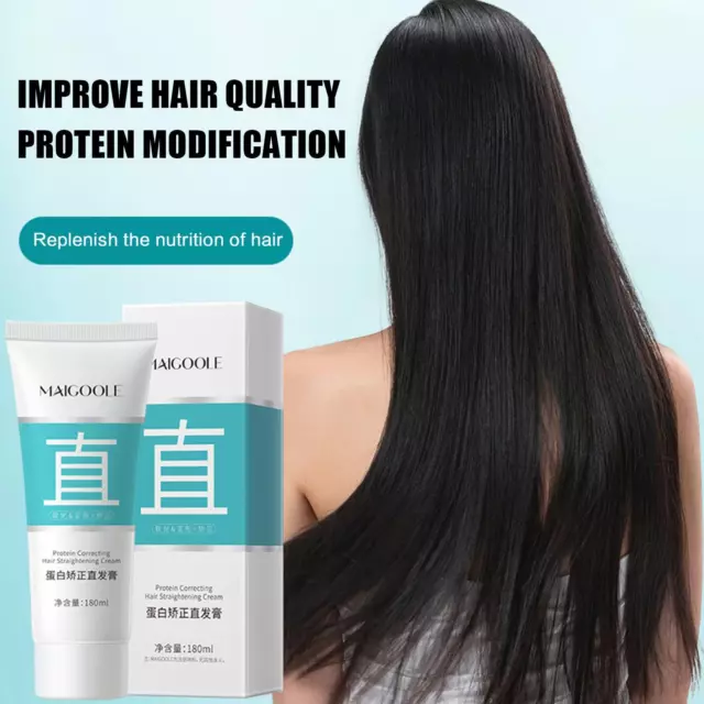 Protein Korrektur Keratin Haarglättung Creme Auffüllen Haar LLL V9L5