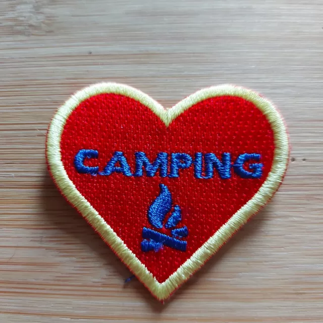 UK Scouting Girl Guiding Girl Guide Campfire Blanket Badge Camp Love Camping