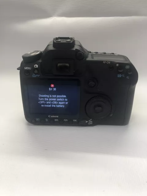 Canon EOS 50D 15.1MP Digital SLR Camera - Black (Body Only) ERROR 30 * AS IS