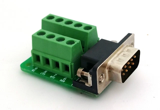 DB9 D-SUB 9-PIN Male Adapter RS-232 Breakout Board Connector (D1) £4.75 - View #4