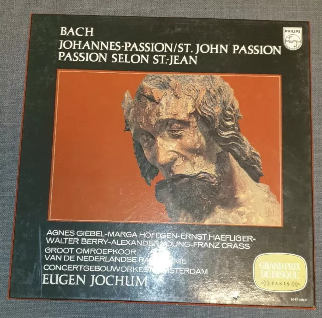 Bach Johannes-Passion / St. John Passion / Passion Selon St.-Jean Vinyl LP-Box