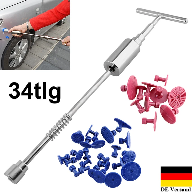 34x Ausbeulwerkzeug Auto Beulen Reparaturset Dellenlifter Ausbeul Werkzeug Set