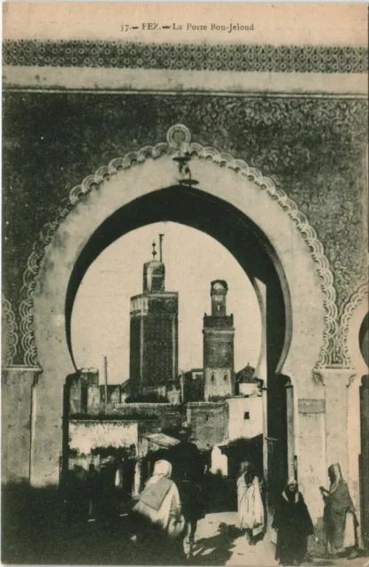 CPA AK FEZ La posrte Bou-Jeloud MAROC (24245)