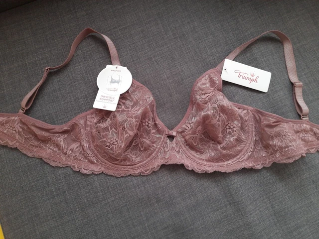 Triumph - Wired Bra - Bügel BH - 85 B - taupe, Spitze - NEU Etikett