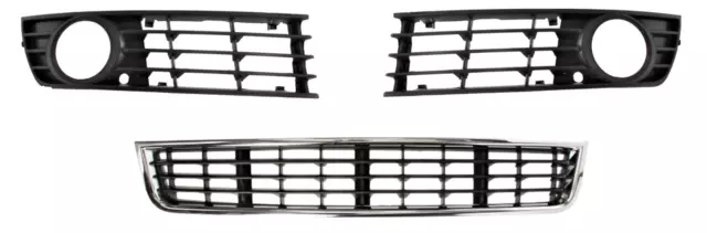 pour Audi A4 8E B6 2000-2004 GRILLE de PARE-CHOC Grille Prise d'Air AVANT