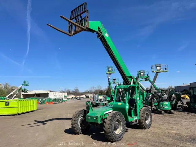 2014 Skytrak 6042 42’ 6,000lbs Telescopic Reach Forklift Telehandler bidadoo