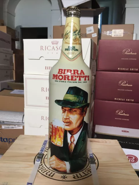 Bottiglia Magnum Birra Moretti Da Collezione Gigi Buffon