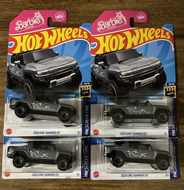 HOT WHEELS BARBIE The Movie 2024 GMC Hummer EV 184 Lot Of 4 18.99