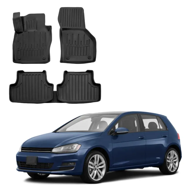 Floor mats for VW Golf 7 from 2012-11/2019 Premium Car Mats Robust