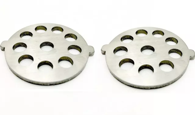 2-Pack Meat Grinder Plate Disc for FGA KitchenAid Mixer Food Chopper 5/16" Holes