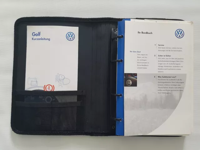 VW Golf IV 4 Betriebsanleitung Bedienungsanleitung Handbuch Bordmappe 08/1998