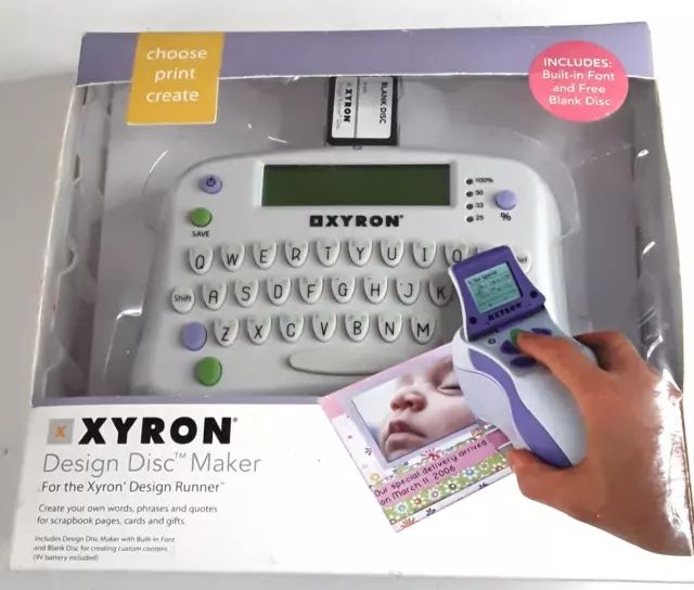 ********************** NEW Xyron Design Disc Maker FOR XYRON DESIGN RUNNER 48371 ********************** NEW Xyron Design Disc Maker FOR XYRON DESIGN RUNNER 48371