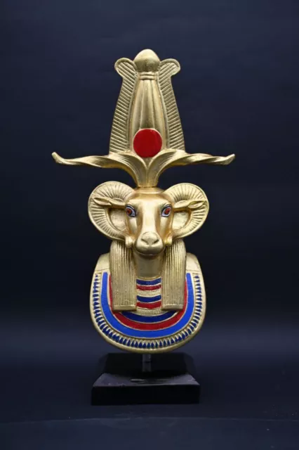 Ancient Egyptian Ram God of Creation, Egyptian God Khnum statue.