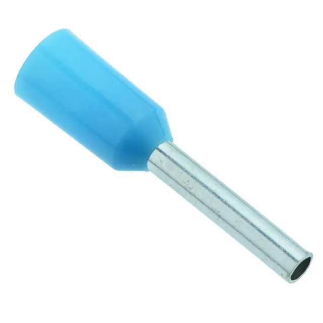 Blue 0.75mm Bootlace Ferrule Connectors - Pack of 100