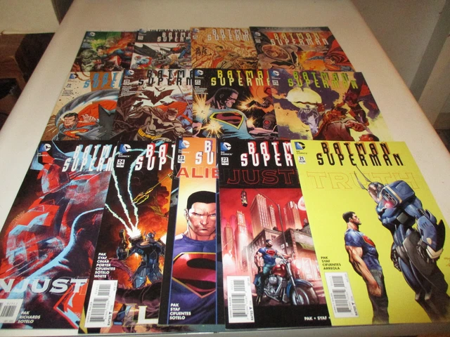 Batman/Superman # 21-32,Annual # 2--Complete run to end of series--Greg Pak--VF+