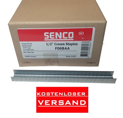 Bostitch Prebena H Bea 92 Bostitch SENCO 5000 Pièces 92-Klammer 8,5 x 40mm pour SMS 92 