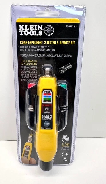 Klein Tools VDV512-101 Coax Explorer 2 with Remote Kit- SEALED