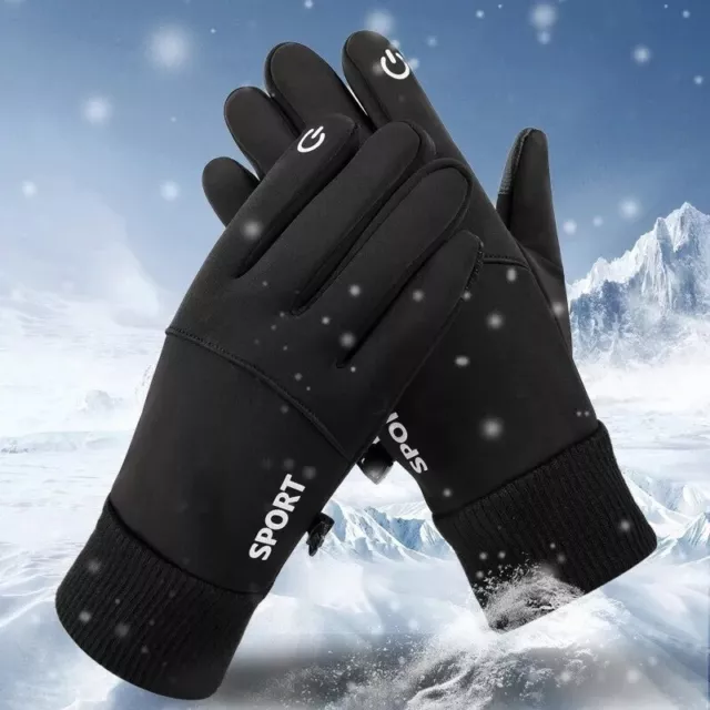 Winter Handschuhe Warm Thermo Touchscreen Wasserdicht Fahrrad Sport Herren Damen