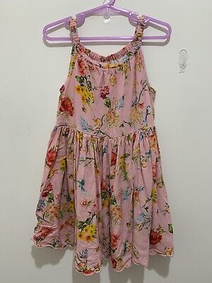 Cute Girls Next Pink Floral Print Summer Dress 4yrs🌺🌸🌺🌸