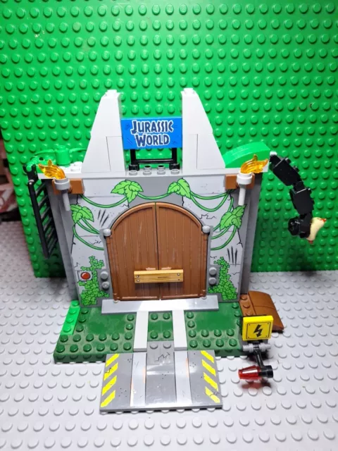 Lego Jurassic World, Eingangstor, Parktor, Eingang aus 10758