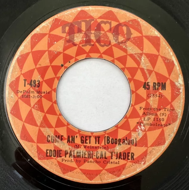Latin 45 / Eddie Palmieri & Cal Tjader “Bamboleate / Come An Get It” Boogaloo Latin 45 / Eddie Palmieri & Cal Tjader “Bamboleate / Come An Get It” Boogaloo