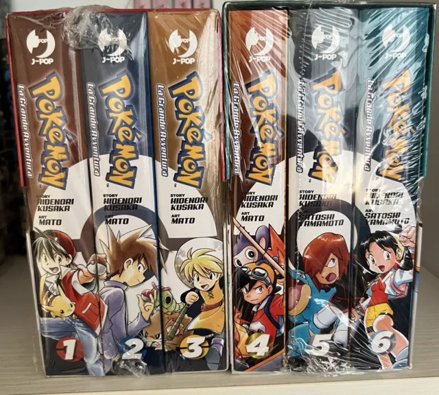 Pokemon La Grande Avventura Collection Box 1-2 J-Pop - Nuovo - Blisterati