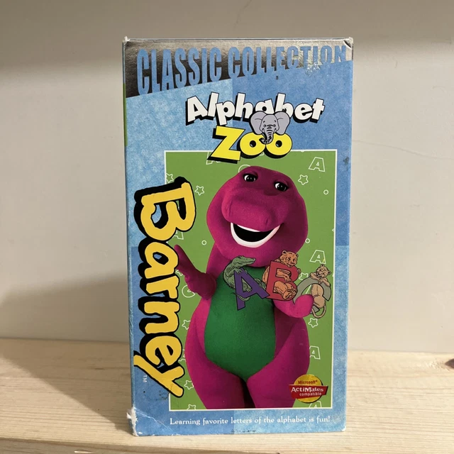 BARNEY - BARNEYS Alphabet Zoo VHS Tape 2000 Classic Collection Kids ...